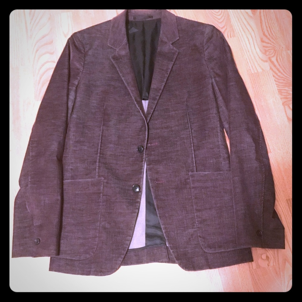 Theory Burgundy Sport Coat